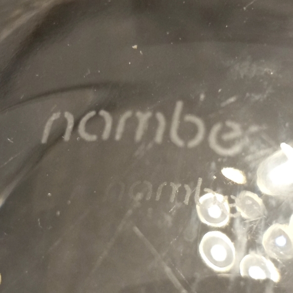 Nambe Heart Trinket Bowl Lead Crystal. 4" Diameter. - Picture 7 of 7